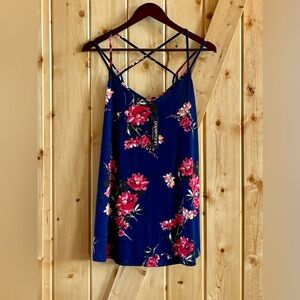 Papermoon stretch cross back detail tank top 2X